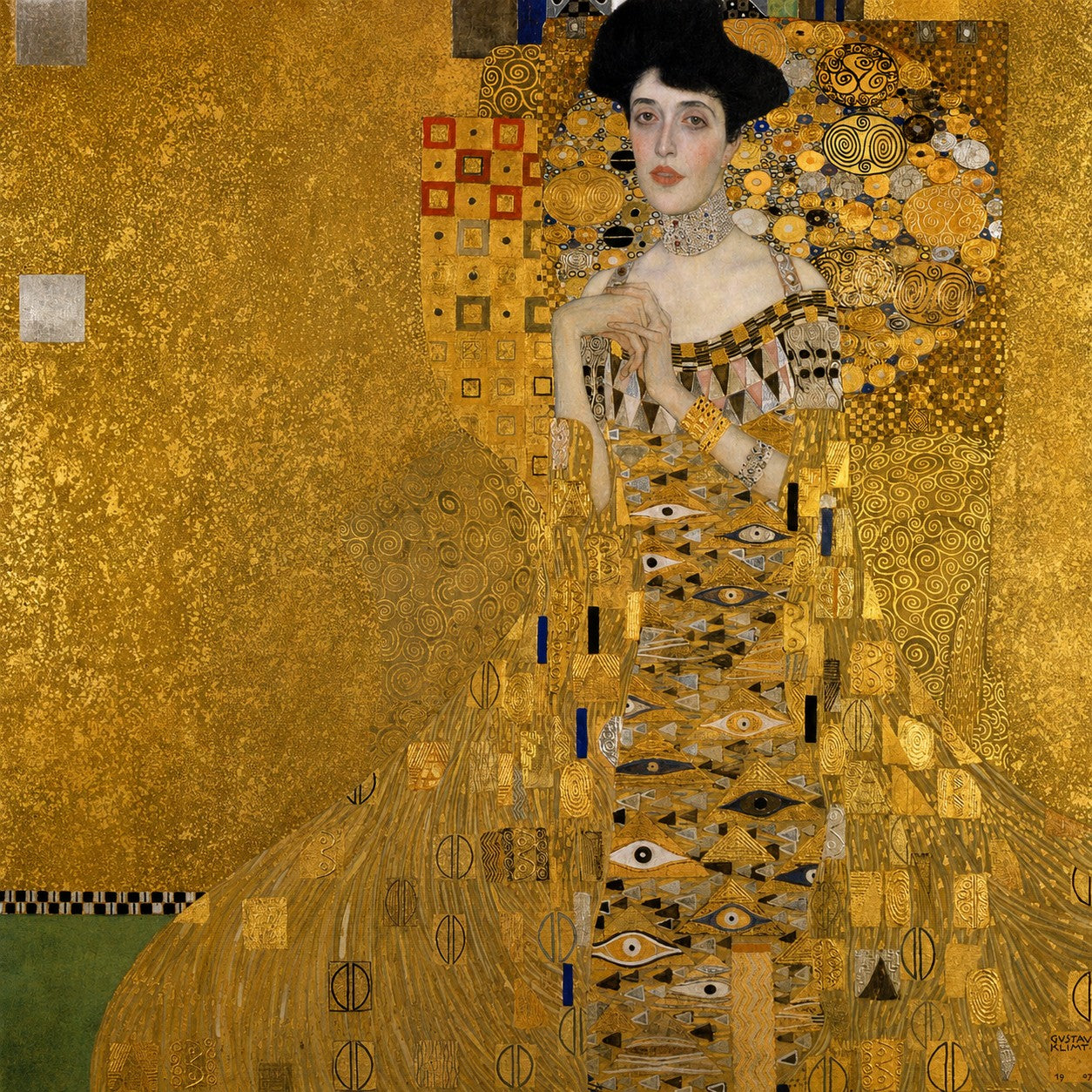 Portrait of Adele Block-Bauer, Gustav Klimt, 1907, Elliott Best Studio Restoration