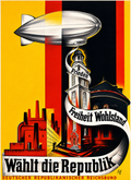 “Wählt die Republik” / “Vote for the Republic” Vintage Political Poster