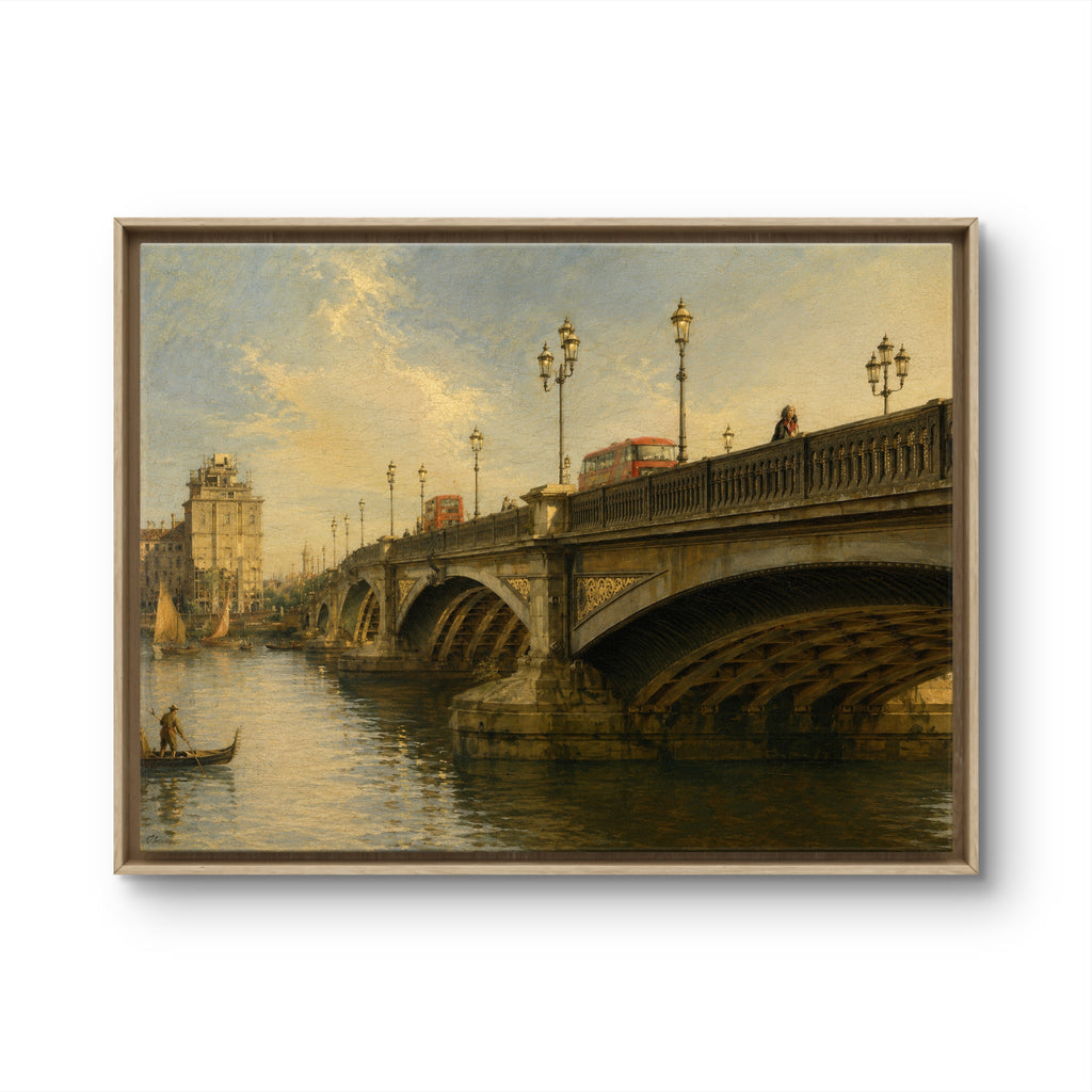 Battersea Bridge from the Thames 2024, School of Canaletto