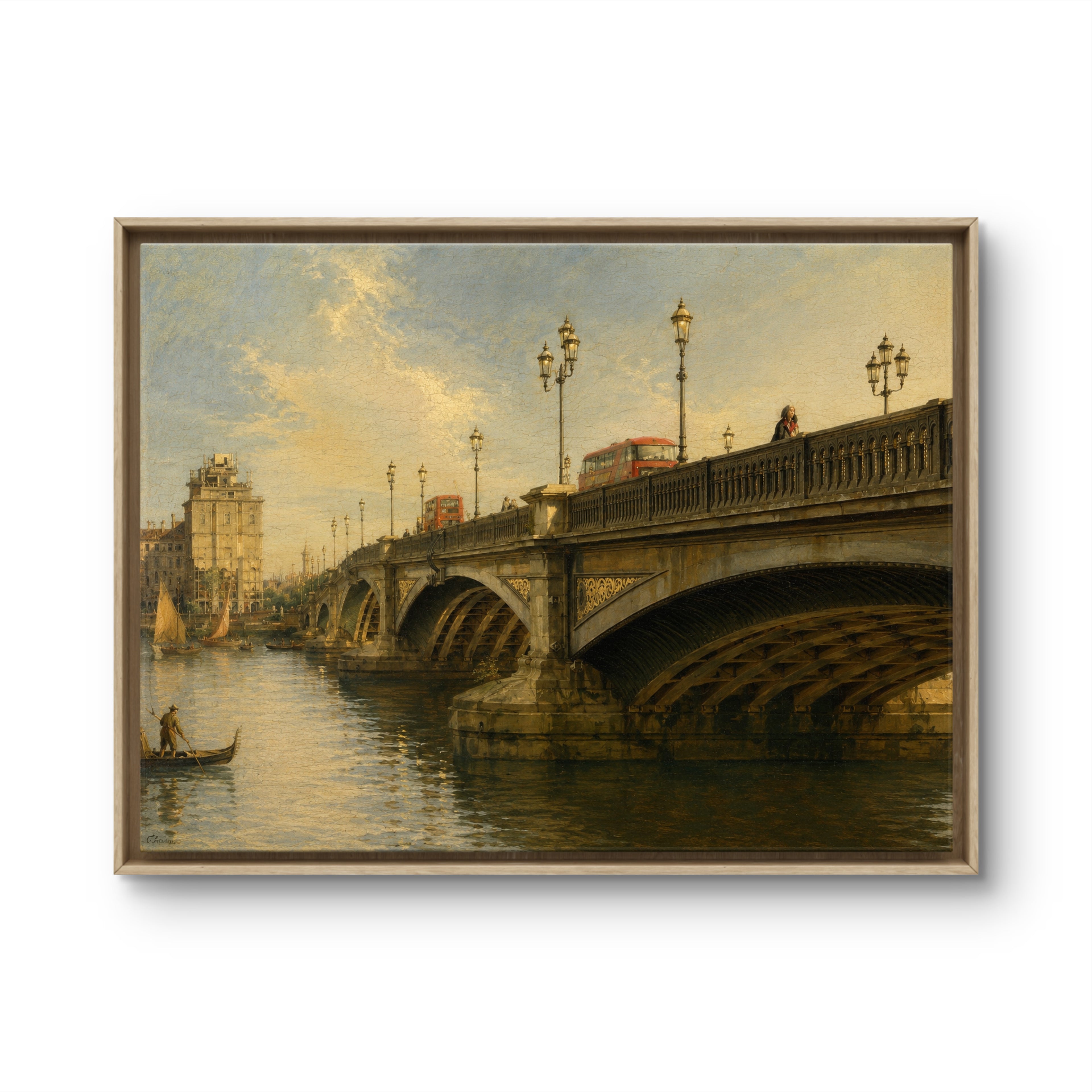 Battersea Bridge from the Thames 2024, School of Canaletto