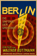Berlin: Symphony of a Great City, 1927 Movie Poster, Elliott Best Remaster
