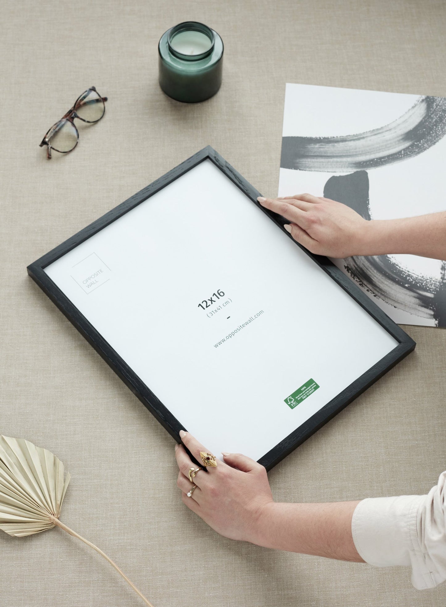 Black Oak Frame, 12x16 in | 31x41 cm