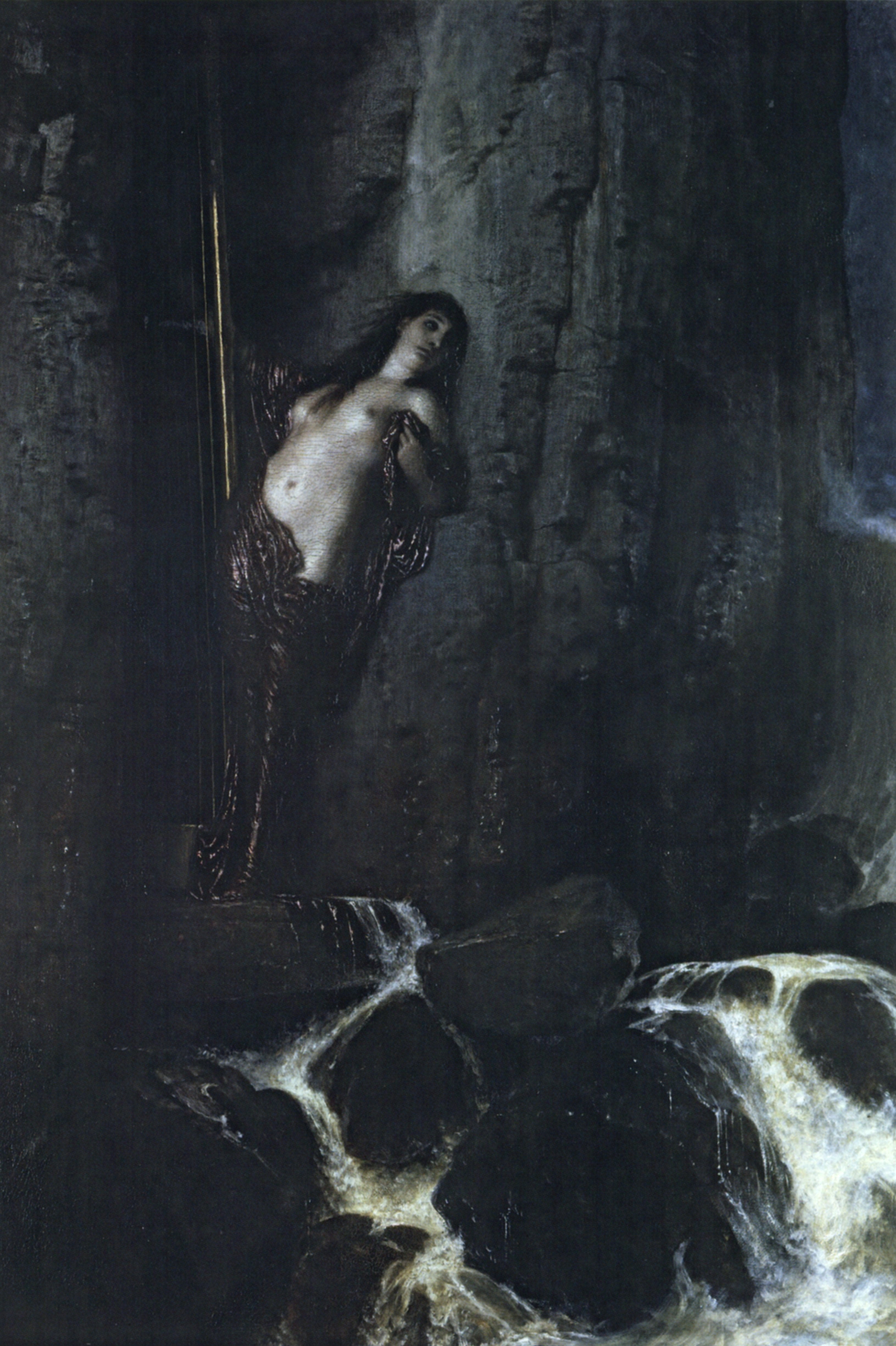 Arnold Böcklin The Sound of the Sea 1879 - Symbolist Art