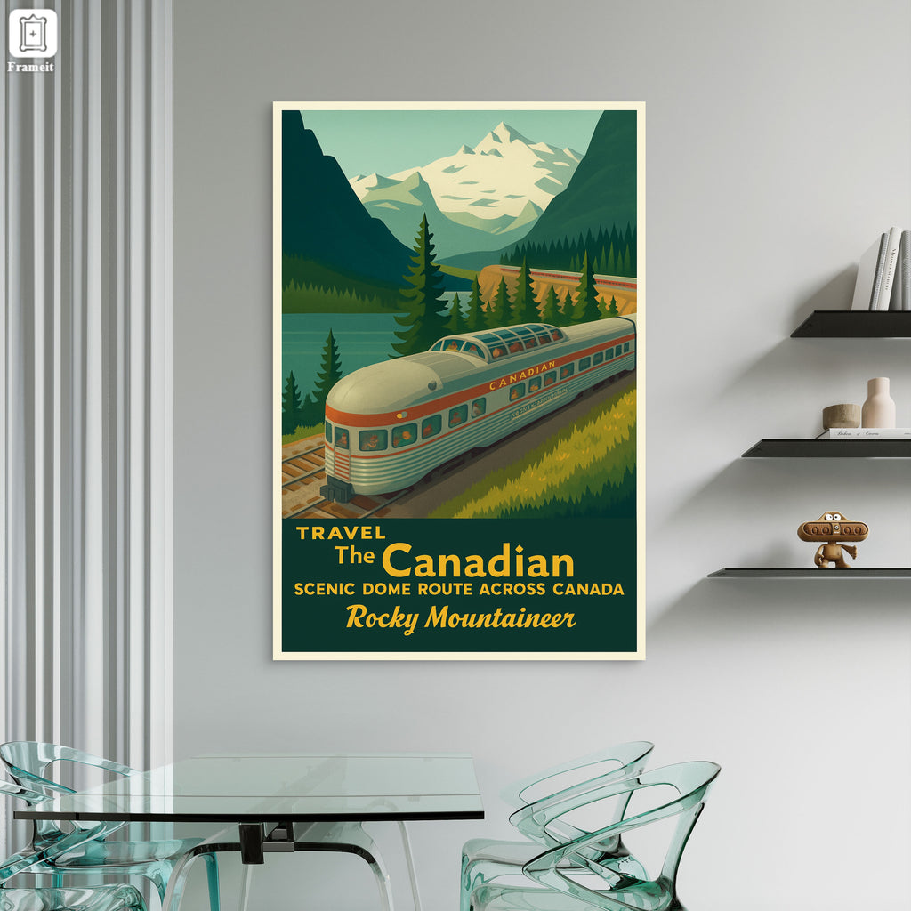 The Canadian — Rocky Mountain Glass Dome Rail Journey c.1955