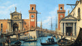Venice: The Basin of San Marco on Ascension Day, by Canaletto.