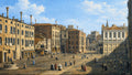Campo San Giacomo di Rialto, Venice, by Canaletto