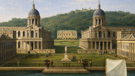 Greenwich Hospital from the River, by Canaletto