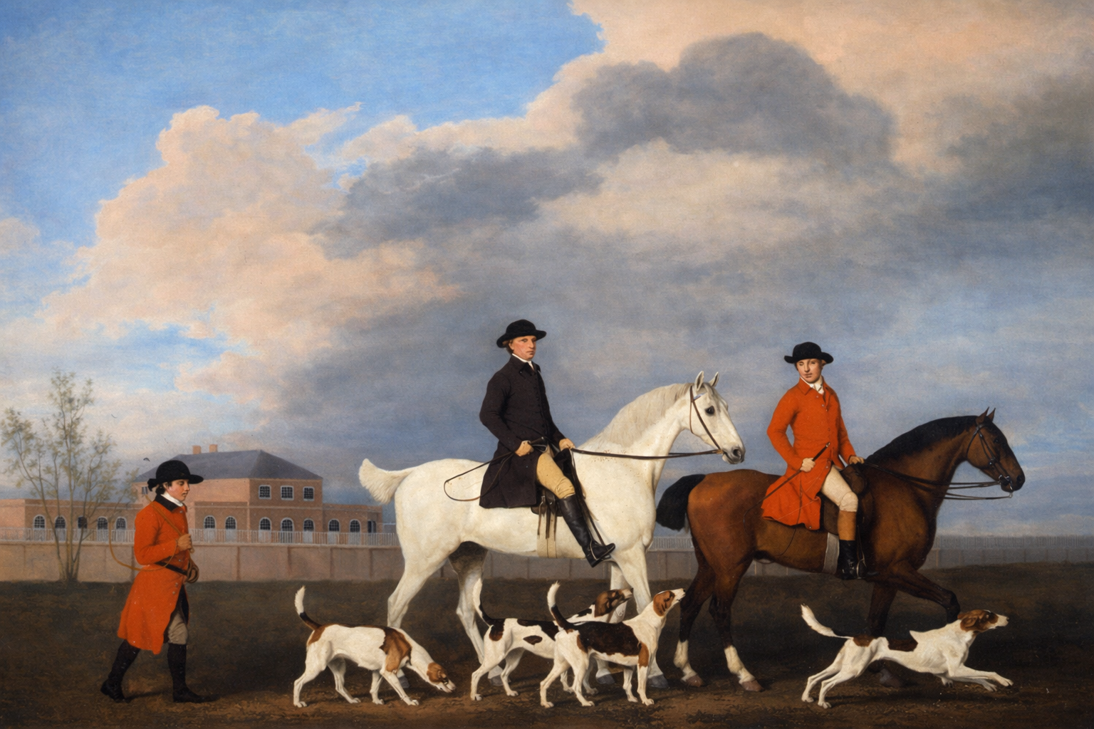 Stubbs, George (1724-1806) - John Musters & Rev Storey 1771