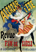 "Jules Chéret Alcazar d'Ete 1890," remastered in the Elliott Best Studio.