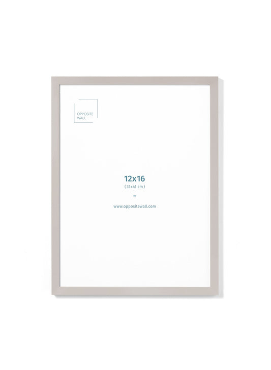 Gray Wood Frame, 12x16 in | 31x41 cm