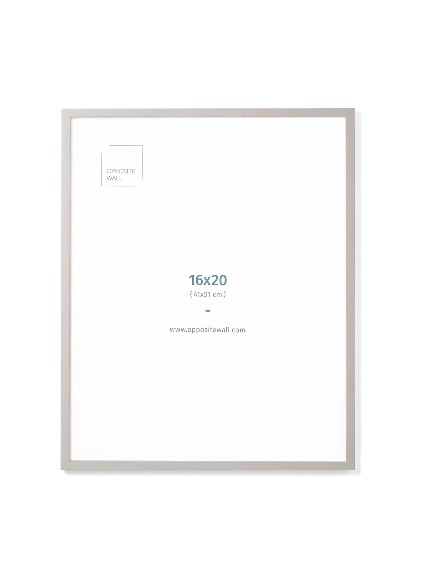 Gray Wood Frame, 16x20 in | 41x51 cm