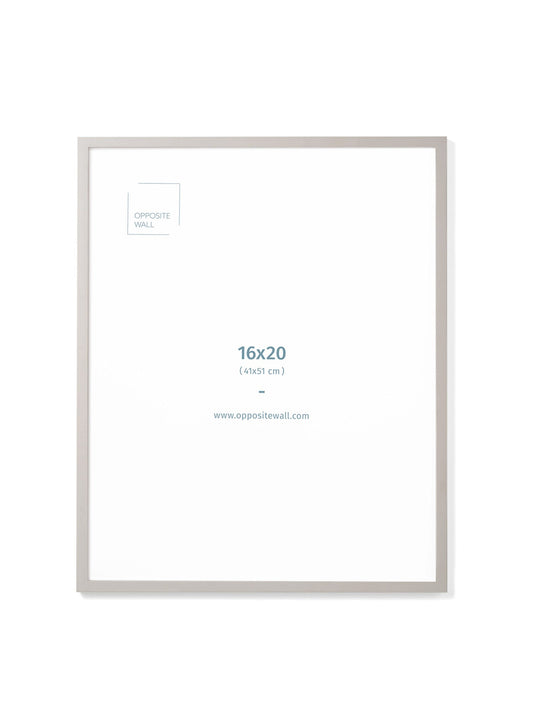 Gray Wood Frame, 16x20 in | 41x51 cm