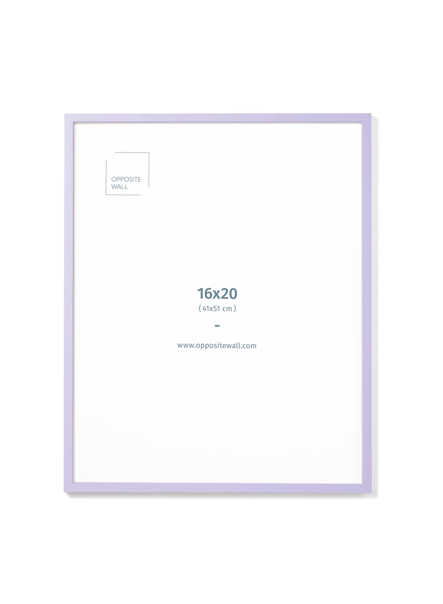 Lilac Wood Frame, 16x20 in | 41x51 cm