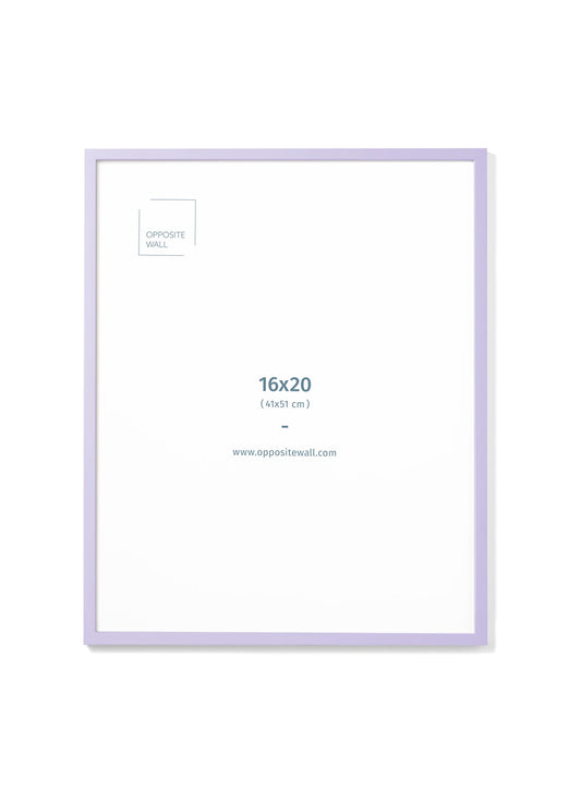 Lilac Wood Frame, 16x20 in | 41x51 cm