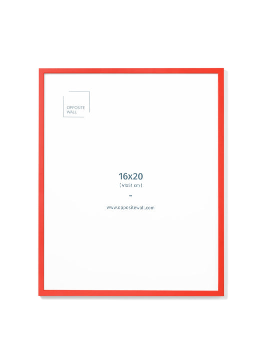 Poppy Wood Frame, 16x20 in | 41x51 cm