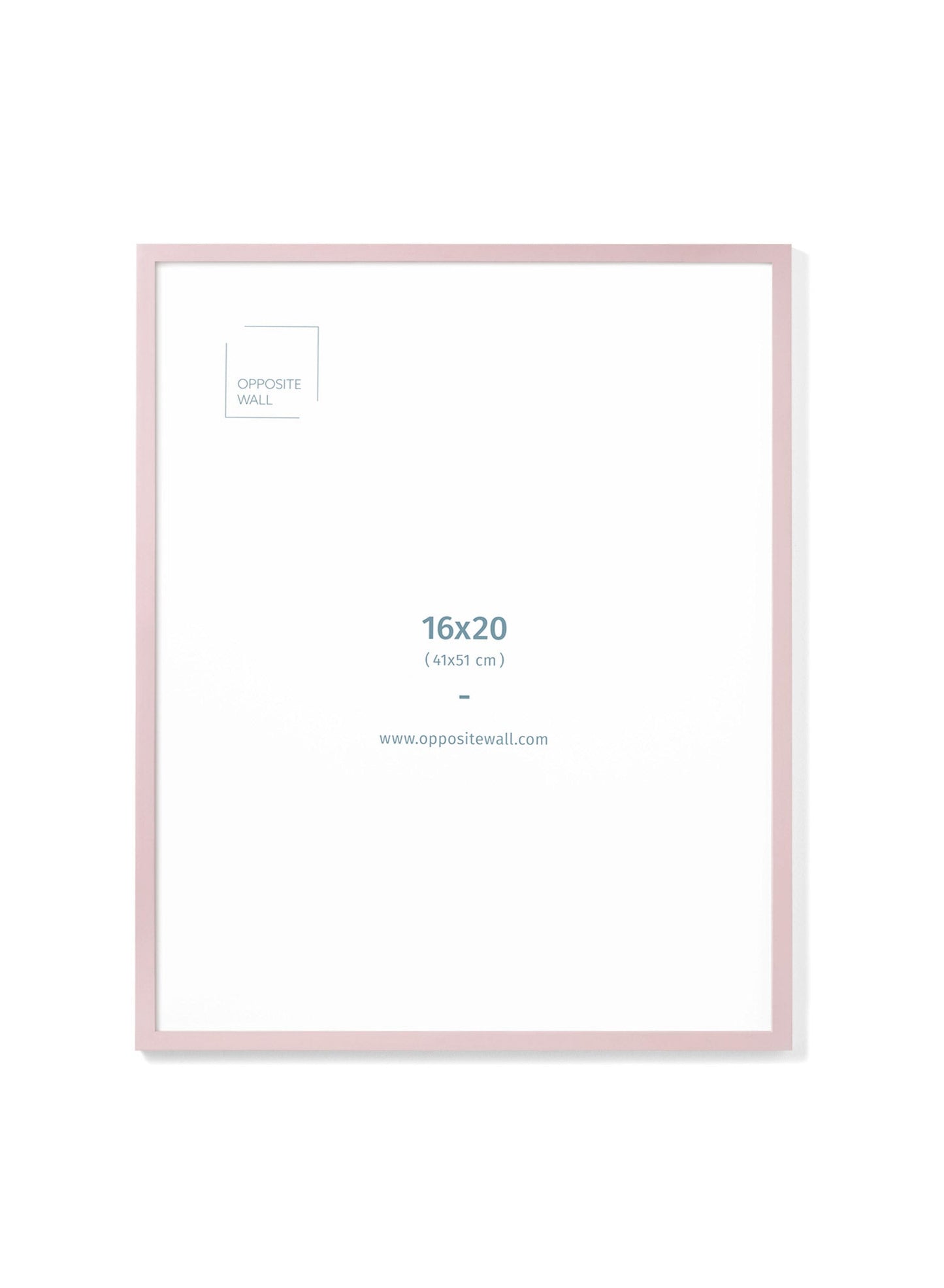 Pink Wood Frame, 16x20 in | 41x51 cm