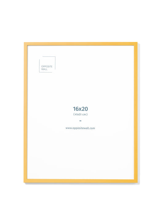 Marigold Wood Frame, 16x20 in | 41x51 cm