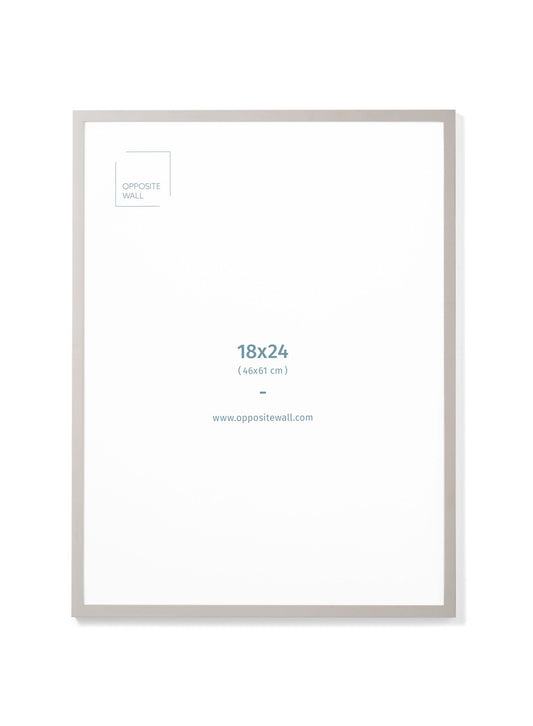 Gray Wood Frame, 18x24 in | 46x61 cm