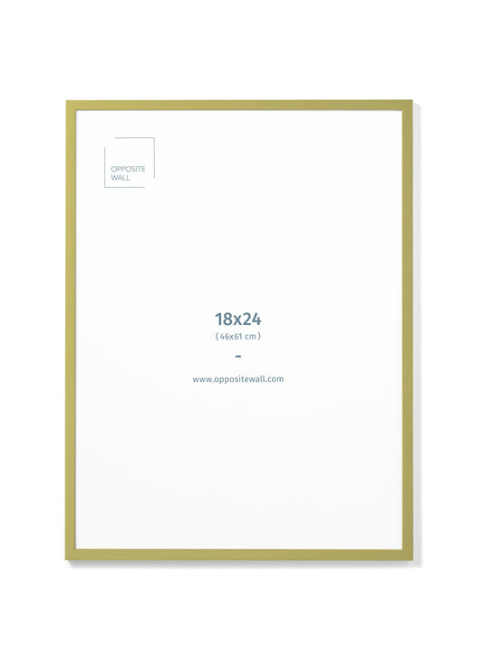 Olive Wood Frame, 18x24 in | 46x61 cm