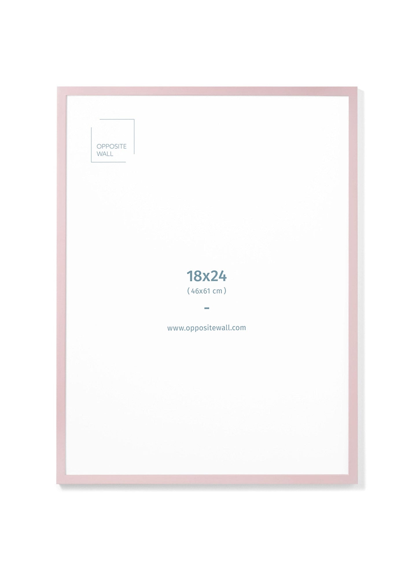 Pink Wood Frame, 18x24 in | 46x61 cm