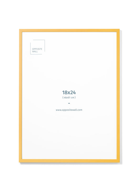 Marigold Wood Frame, 18x24 in | 46x61 cm