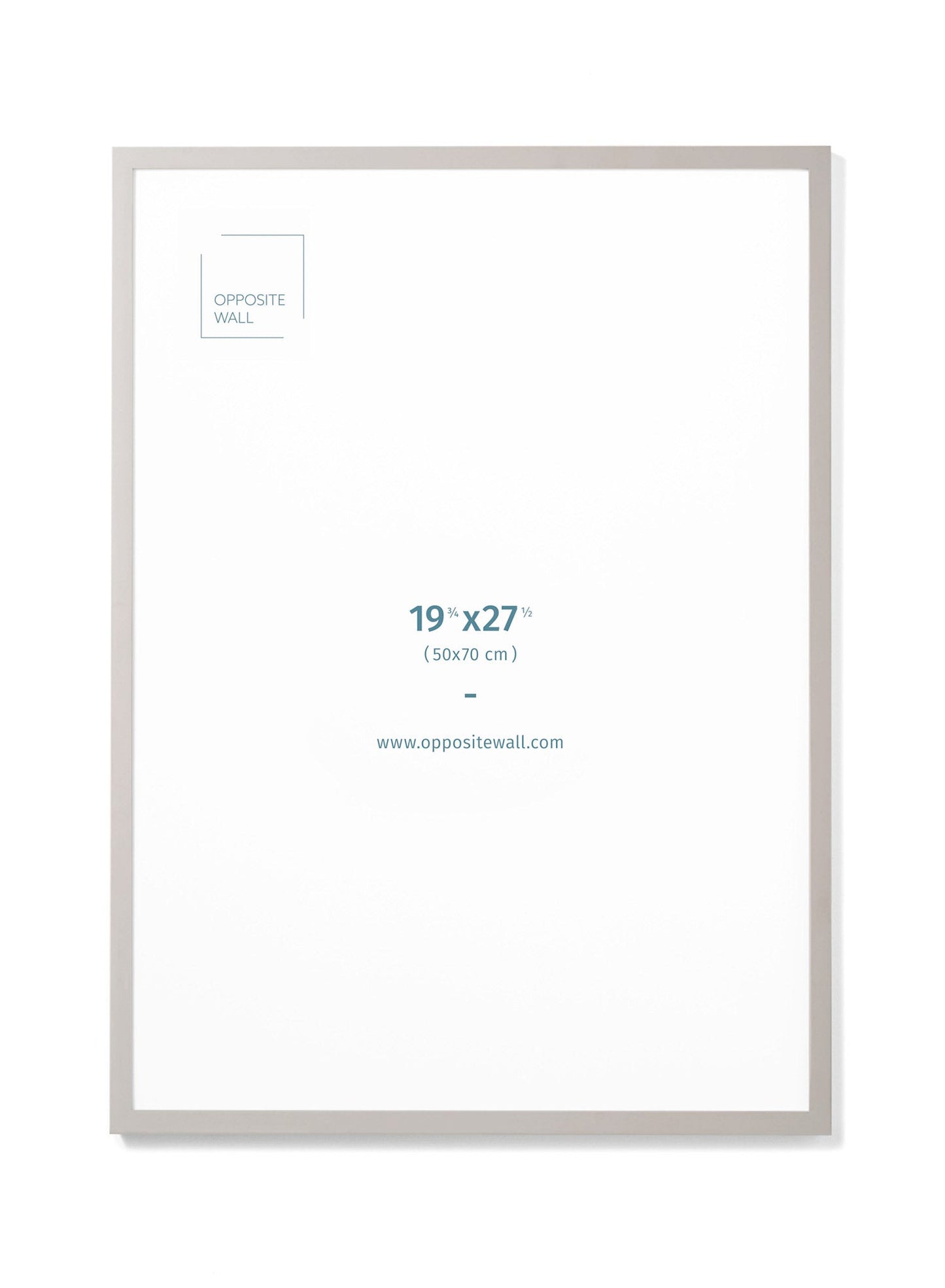 Gray Wood Frame, 19¾x27½ in | 50x70 cm