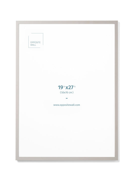 Gray Wood Frame, 19¾x27½ in | 50x70 cm