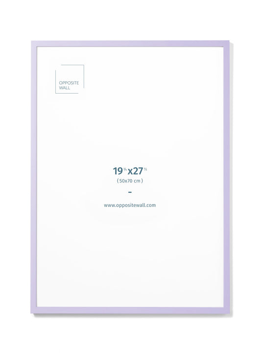 Lilac Wood Frame, 19¾x27½ in | 50x70 cm
