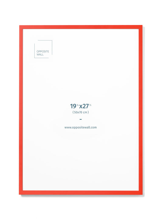 Poppy Wood Frame, 19¾x27½ in | 50x70 cm