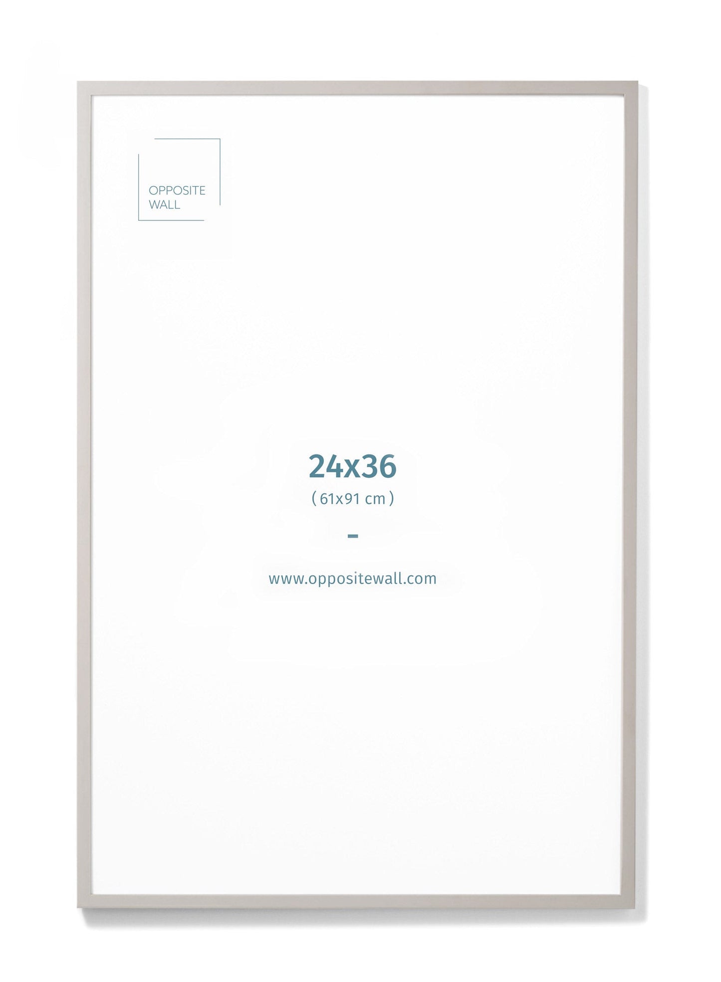 Gray Wood Frame, 24x36 in | 61x91 cm