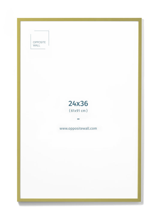 Olive Wood Frame, 24x36 in | 61x91 cm