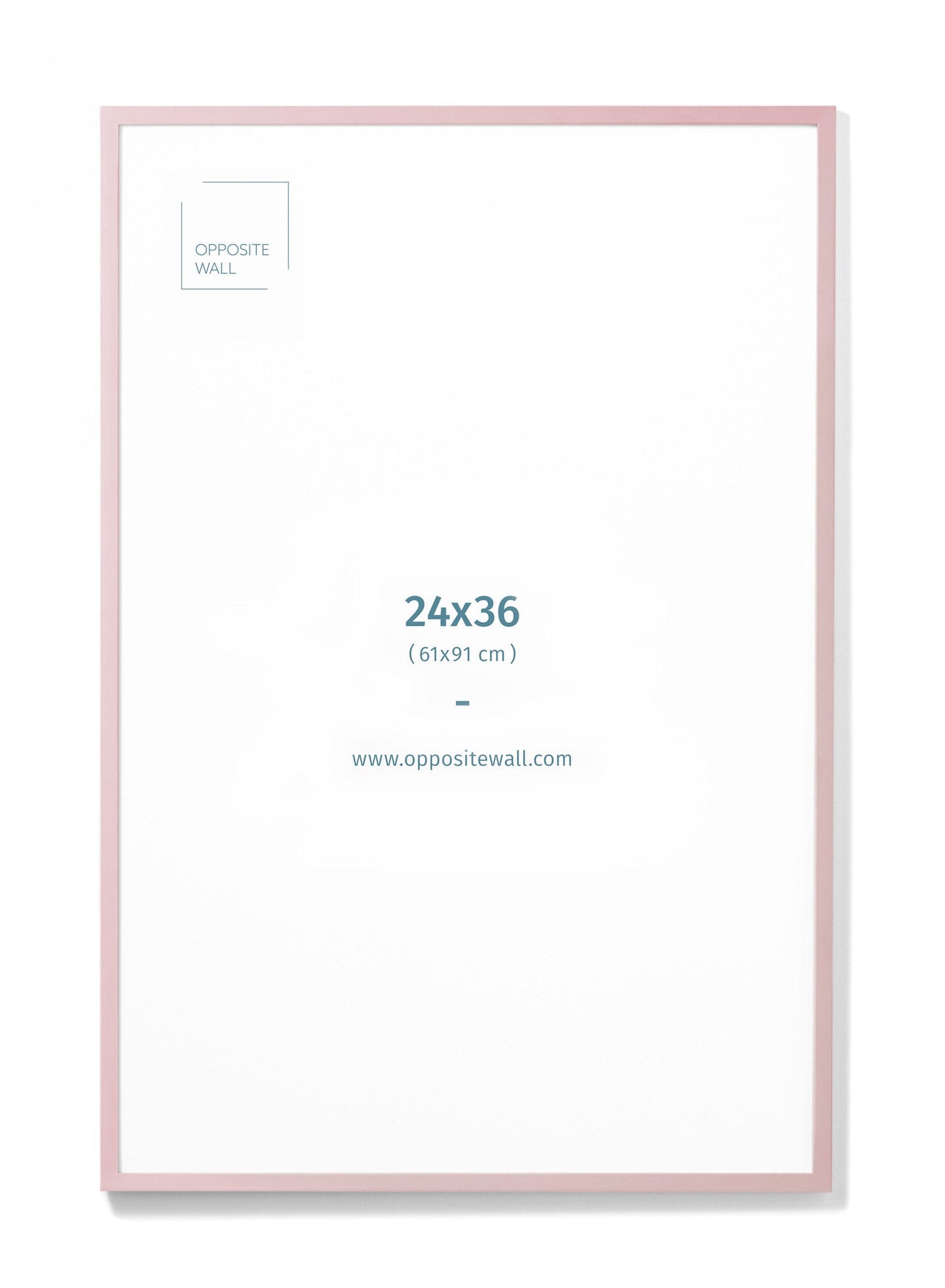 Pink Wood Frame, 24x36 in | 61x91 cm