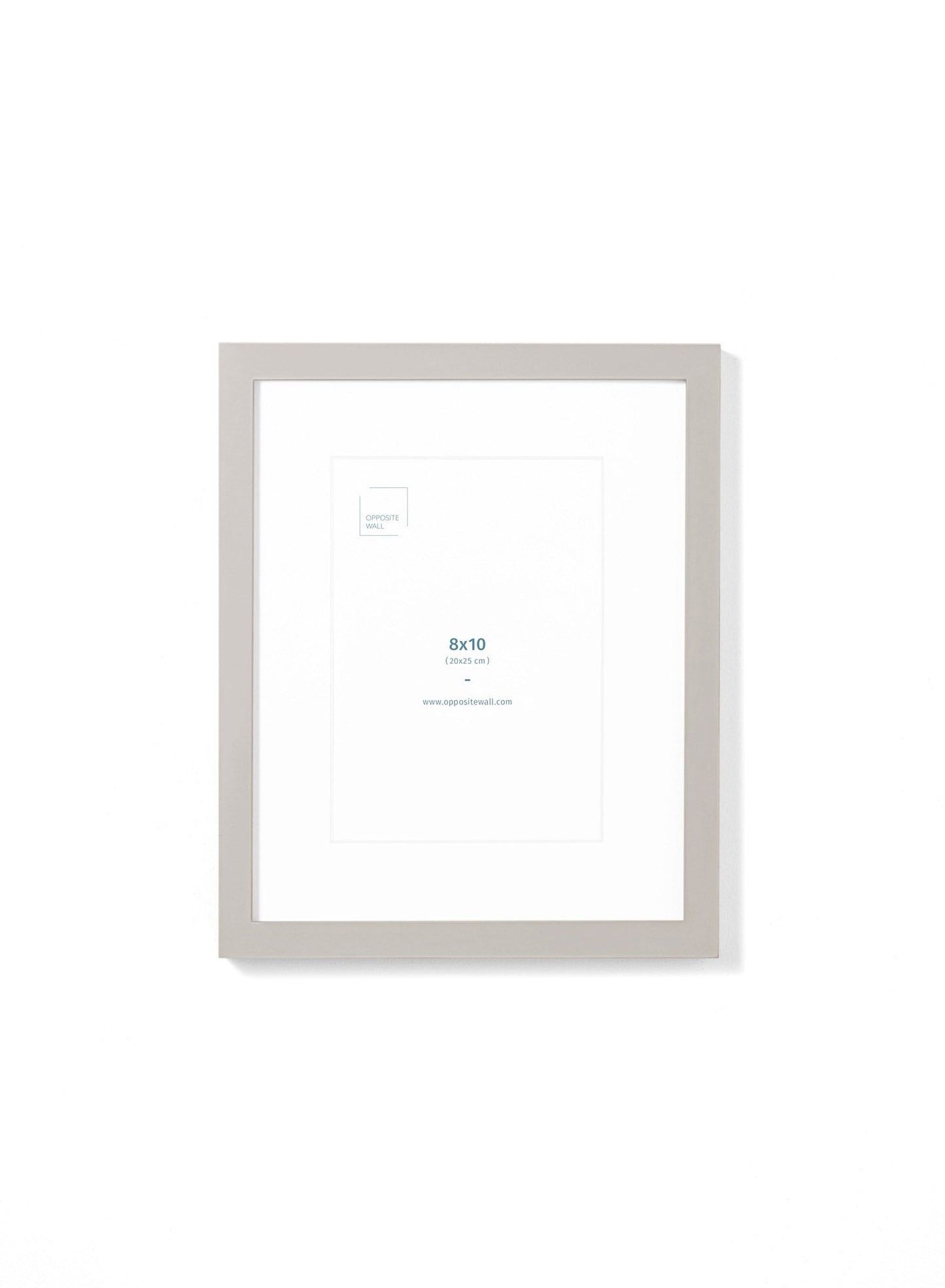 Gray Wood Frame, 8x10 in | 20x25 cm