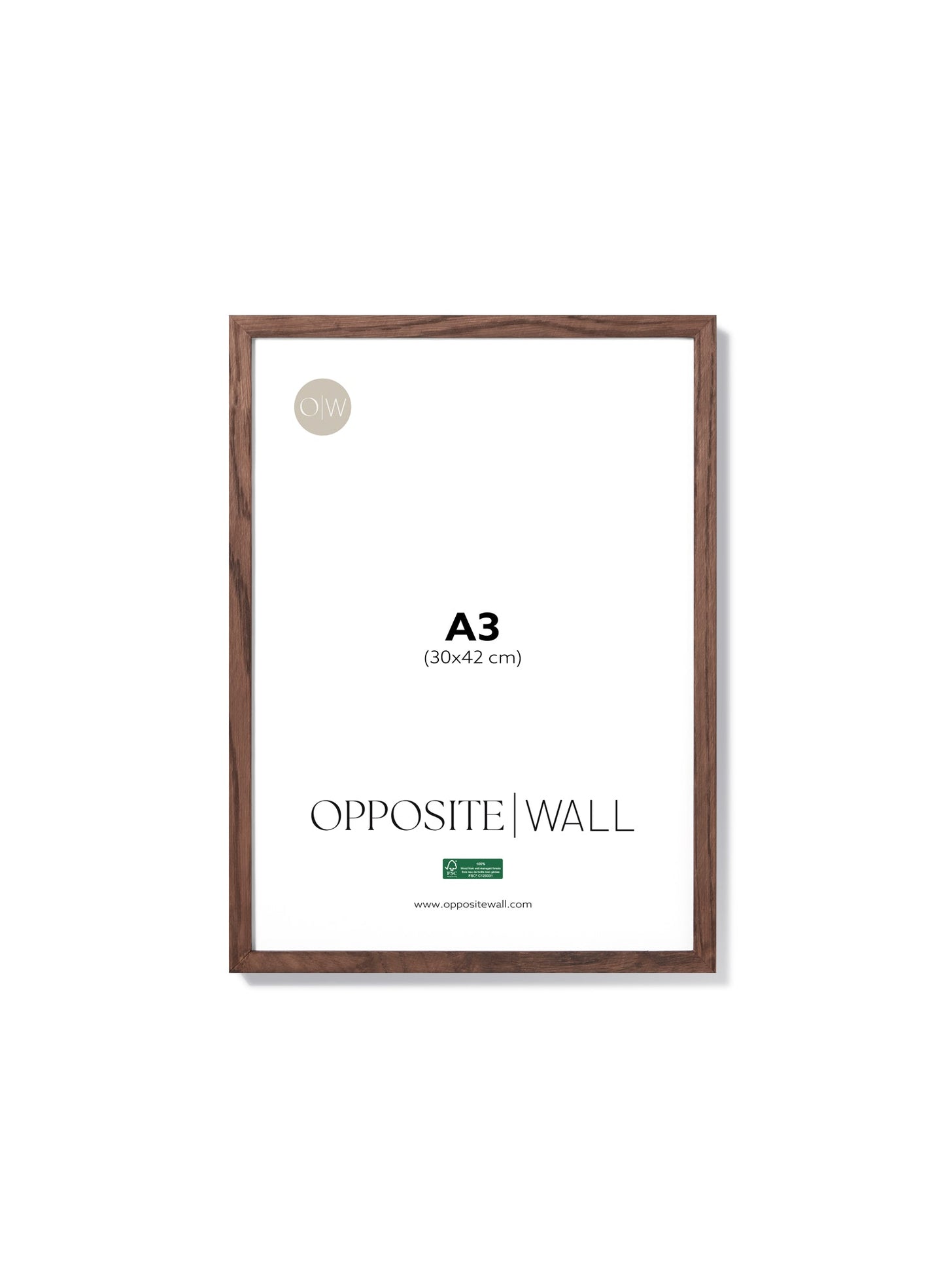Dark Oak Frame, A3 | 30x42 cm