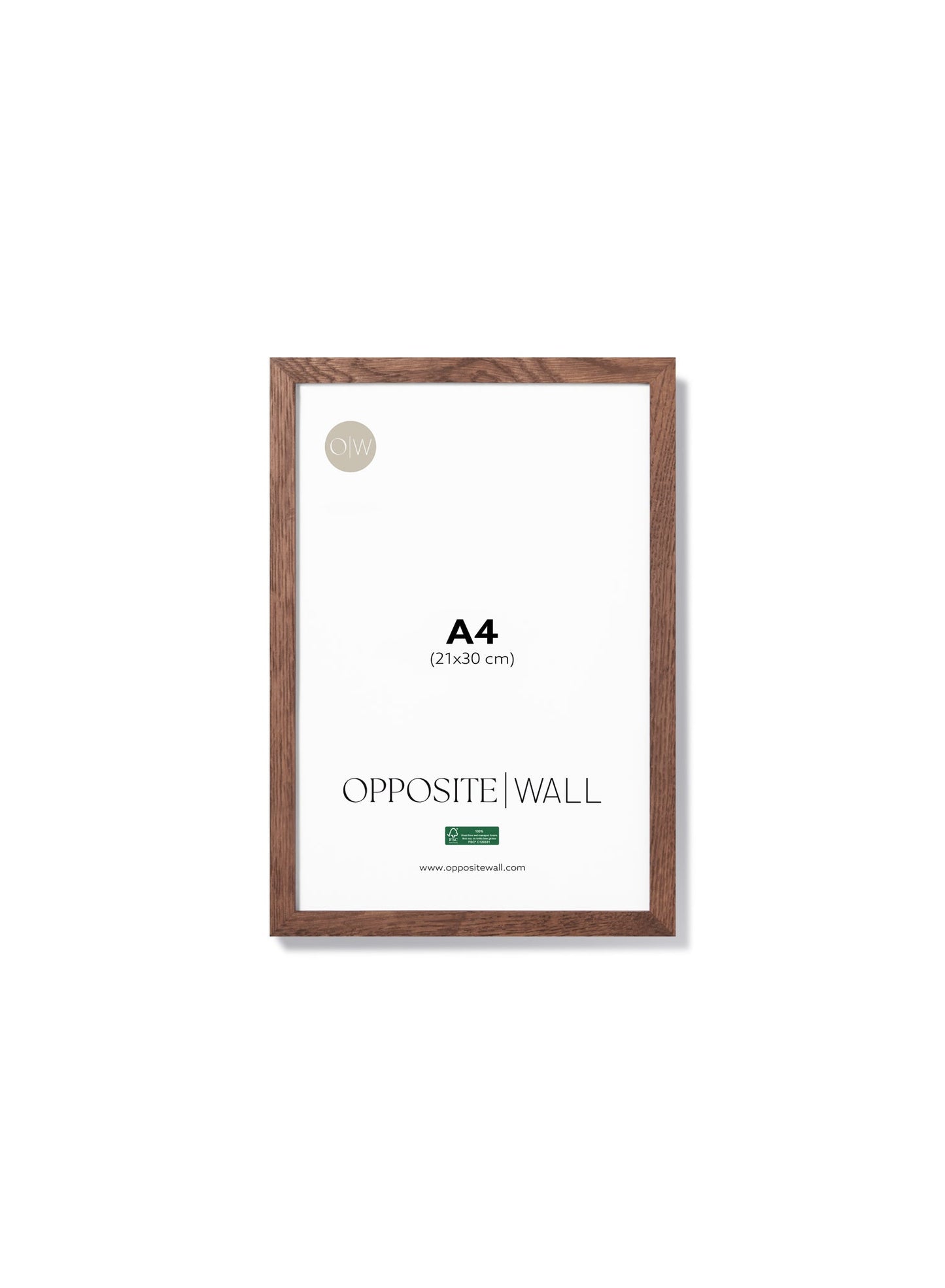 Dark Oak Frame, A4 | 21x30 cm