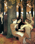 Maurice Denis The Muses 1893 - Les Nabis Symbolist Art