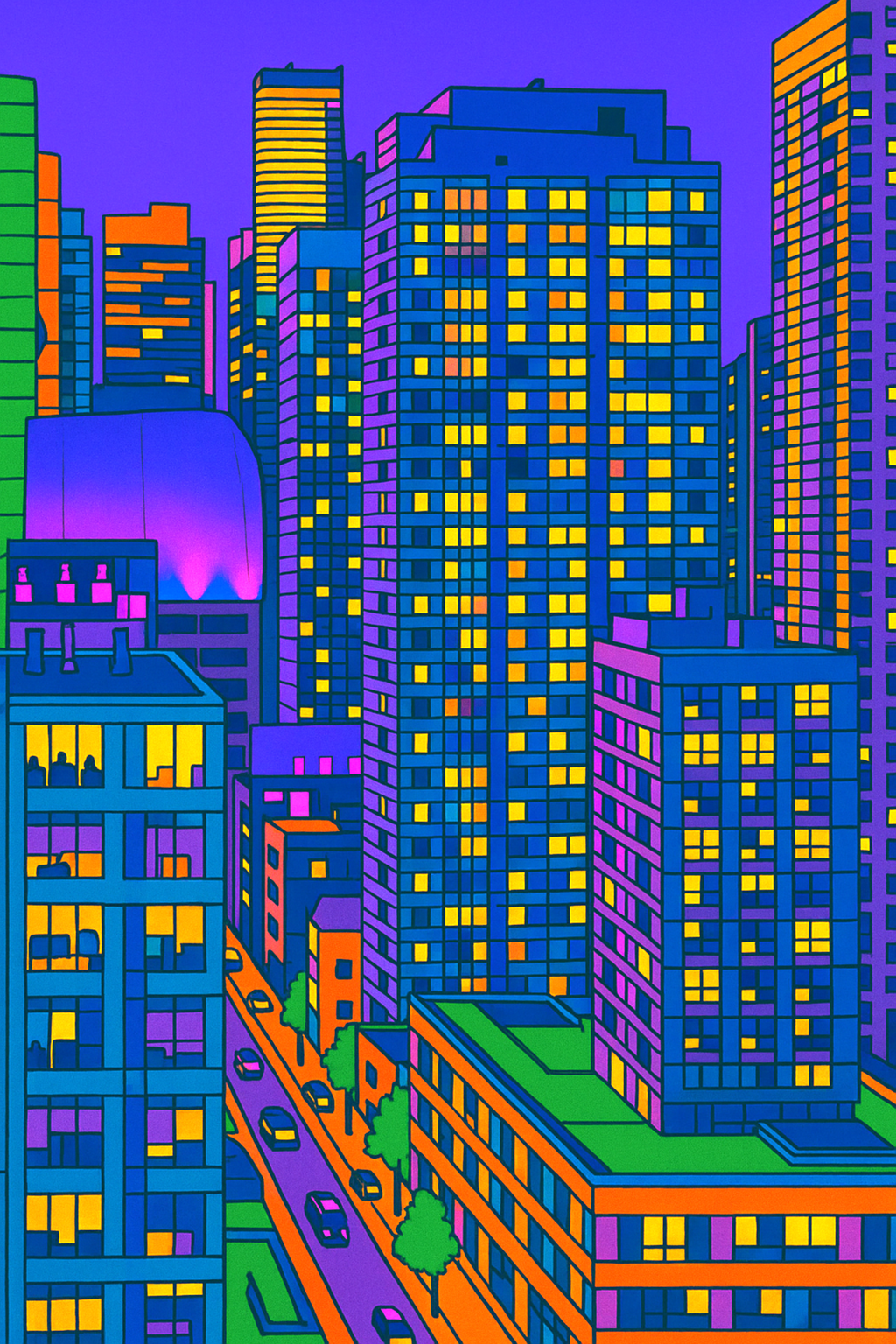 "Neon City," an Elliott Best Original.