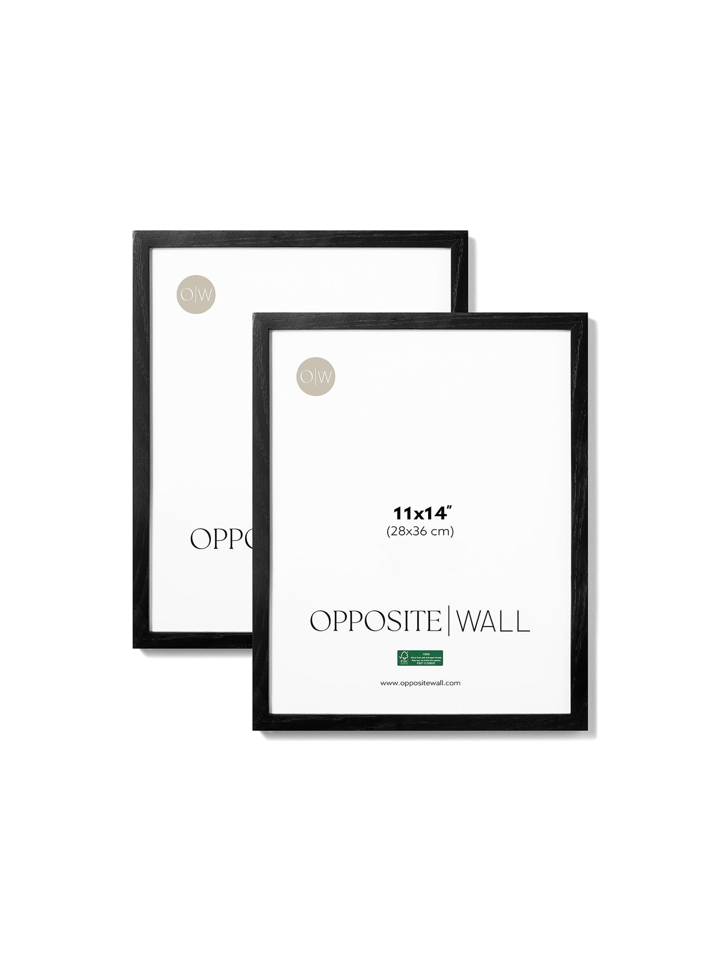 Black Oak Frame (2 Pack), 11x14 in | 28x36 cm