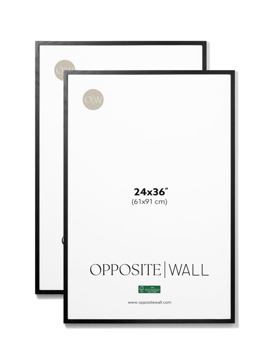 Black Oak Frame (2 Pack), 24x36 in | 61x91 cm