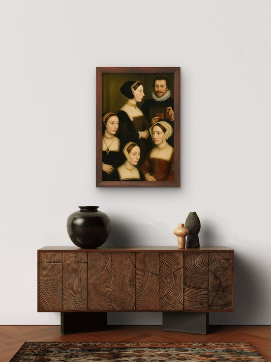 Study of the family of Thomas Moore, in the school of Hans Holbein