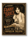 Fanny Brice — Vintage Poster