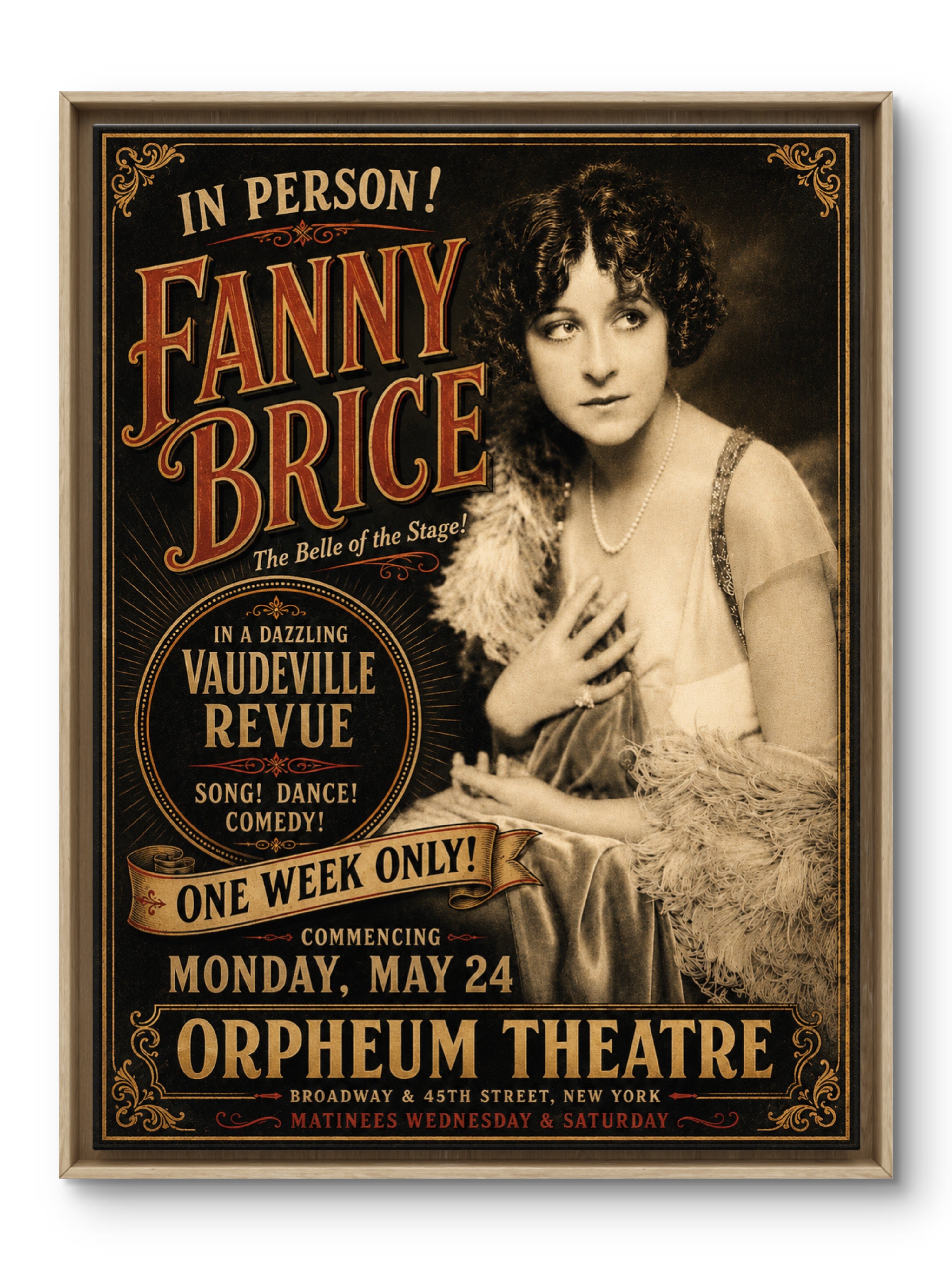Fanny Brice poster