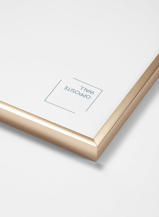 Gold Metal Frame, 11x14 in | 28x36 cm