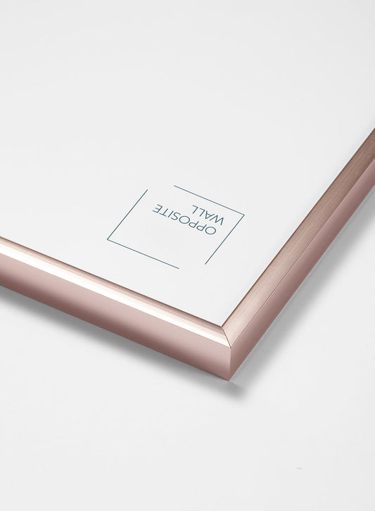 Rose Gold Metal Frame, 24x36 in | 61x91 cm