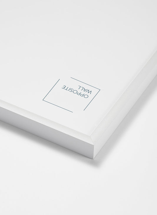 White Metal Frame, 24x36 in | 61x91 cm