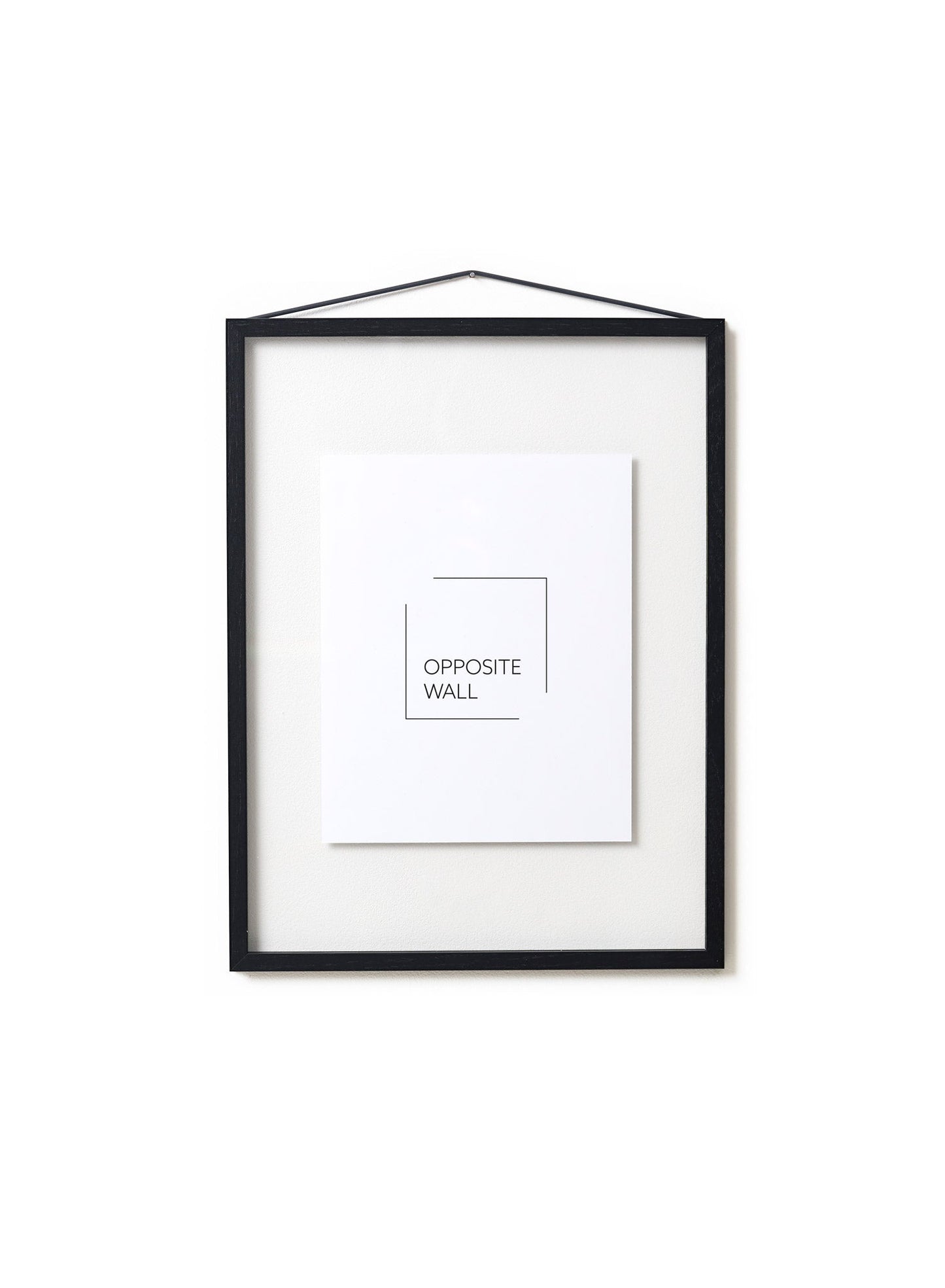 Floating Black Oak Frame, 12x16 in | 31x41 cm