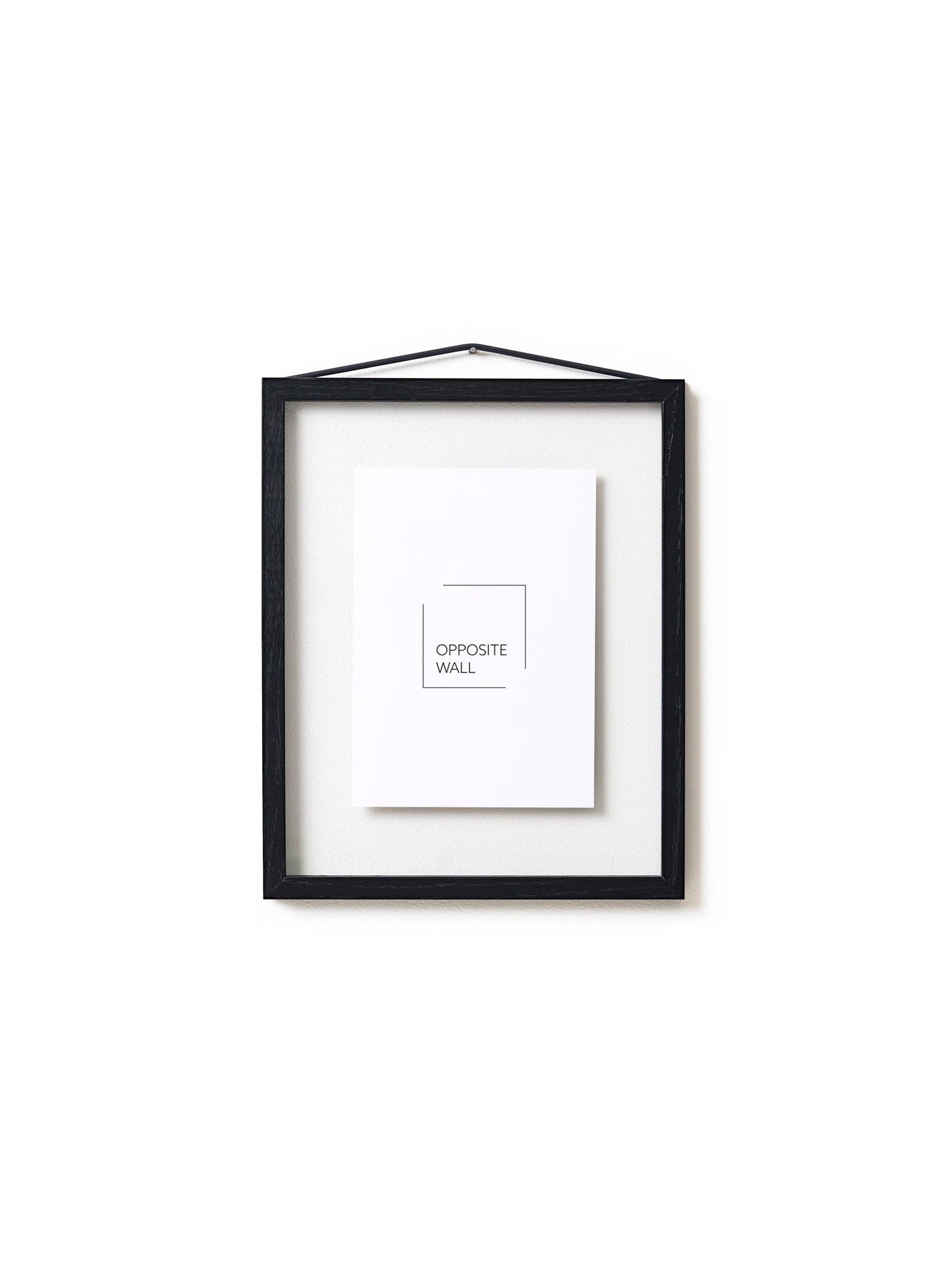 Floating Black Oak Frame, 8x10 in | 20x25 cm