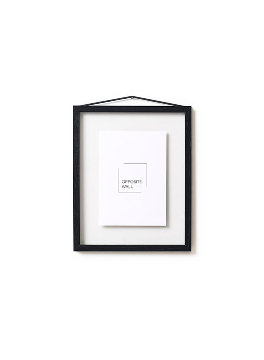 Floating Black Oak Frame, 8x10 in | 20x25 cm