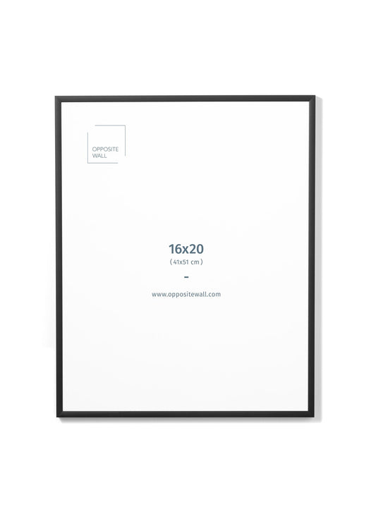 Black Metal Frame, 16x20 in | 41x51 cm