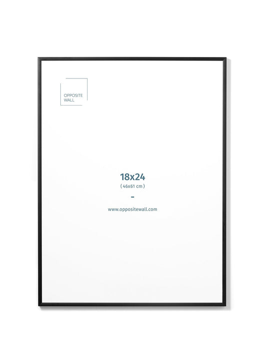 Black Metal Frame, 18x24 in | 46x61 cm